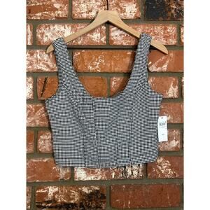 Guess cropped bustier top